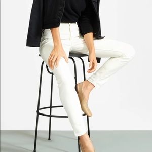 Everlane - High Rise Skinny Jeans - Size 26 Regular - Bone